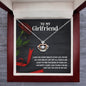 Crown Pendant Necklace: To My Girlfriend