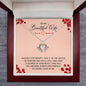 Crown Pendant Necklace: To My Beautiful Wife