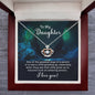 Crown Pendant Necklace: To My Daughter One Of Greatest Joys
