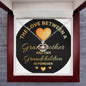Crown Pendant Necklace: Grandmother - Grandchildren