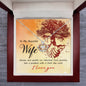 Crown Pendant Necklace: To My Beautiful Wife House and Wealth