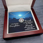 Crown Pendant Necklace:To My Beautiful Daughter Trust In The Lord