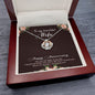 Crown Pendant Necklace: Happy Anniversary To My Beautiful Wife