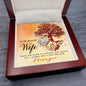 Crown Pendant Necklace: To My Beautiful Wife House and Wealth