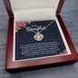 Crown Pendant Necklace: To My Daughter A Special Bond