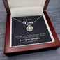 Crown Pendant Necklace: To My Bonus Mom