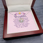Crown Pendant Necklace: To My Daughter Love Your Dad