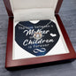 Crown Pendant Necklace: Mother and Children Forever