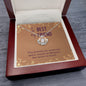 Crown Pendant Necklace:To My Best Friend True Friend Are Never Far