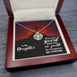 Crown Pendant Necklace: To My Daughter Stand Firm In Faith