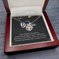 Crown Pendant Necklace: To My Bestie