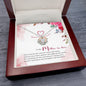 Baby Feet Heart Necklace:To My Mother In Law