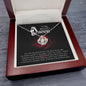 Crown Pendant Necklace:To My Beautiful Queen