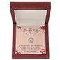 Crown Pendant Necklace: To My Beautiful Wife