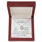 Crown Pendant Necklace: To My Daughter Happy Birthday
