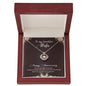 Crown Pendant Necklace: Happy Anniversary To My Beautiful Wife