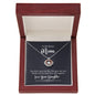 Crown Pendant Necklace: To My Bonus Mom