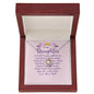 Crown Pendant Necklace: To My Daughter Love Your Dad