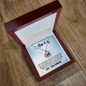 Baby Feet Heart Necklace:Mom To Be Love Your Husband