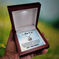 Baby Feet Heart Necklace:Mom To Be Love Your Husband