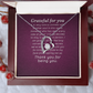 Forever Love Necklace: Grateful for you