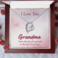 Forever Love Necklace : I Love You Grandma