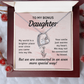 Forever Love Necklace:To My Bonus Daughter