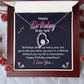 Forever Love Necklace:Happy Birthday To My Wife