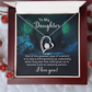 Forever Love Necklace: To My Daughter One The Greatest Joys