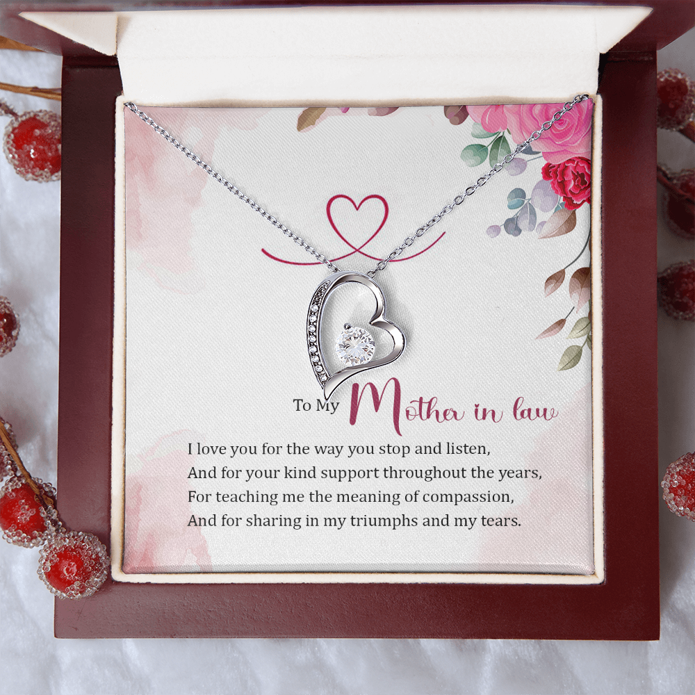 Forever Love Necklace:To My Mother In Law