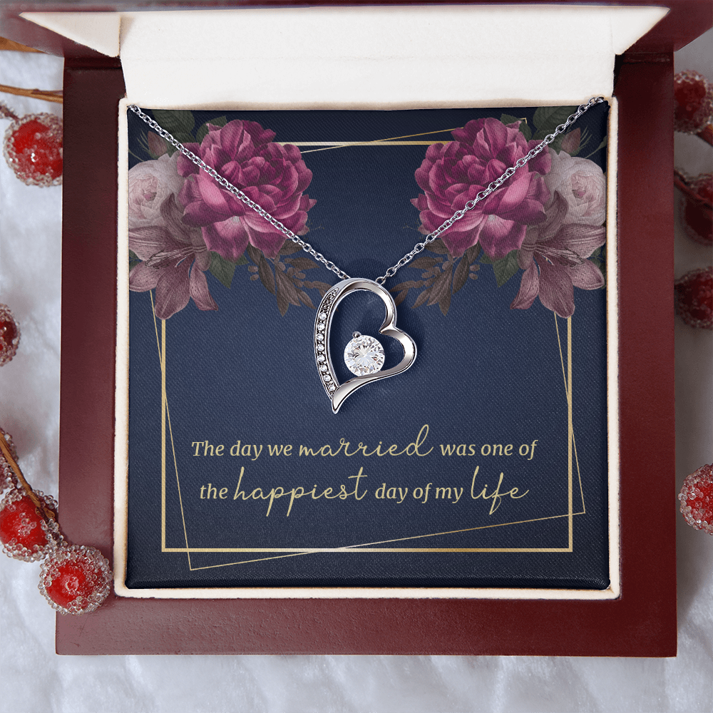Forever Love Necklace: The Day We Married