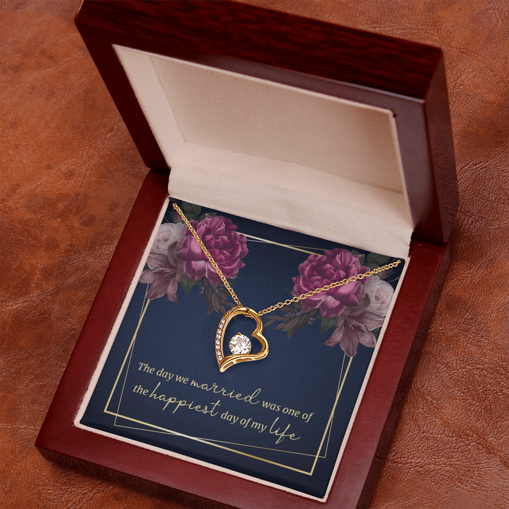 Forever Love Necklace: The Day We Married