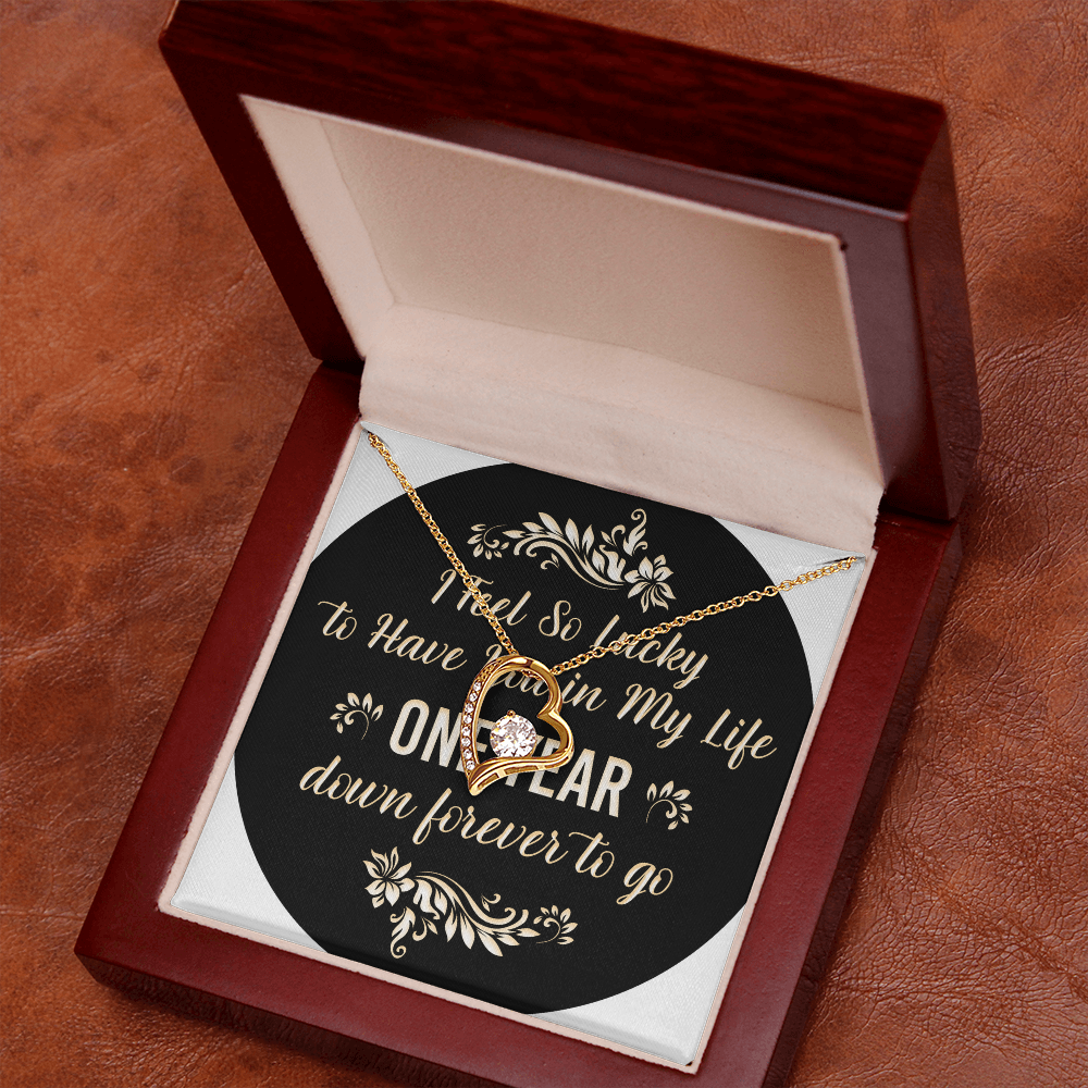 Forever Love Necklace : I Feel So Lucky 1 Year