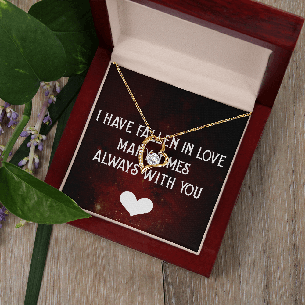 Forever Love Necklace:I Have Fallen In Love