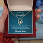 Forever Love Necklace: To My Bonus Daughter