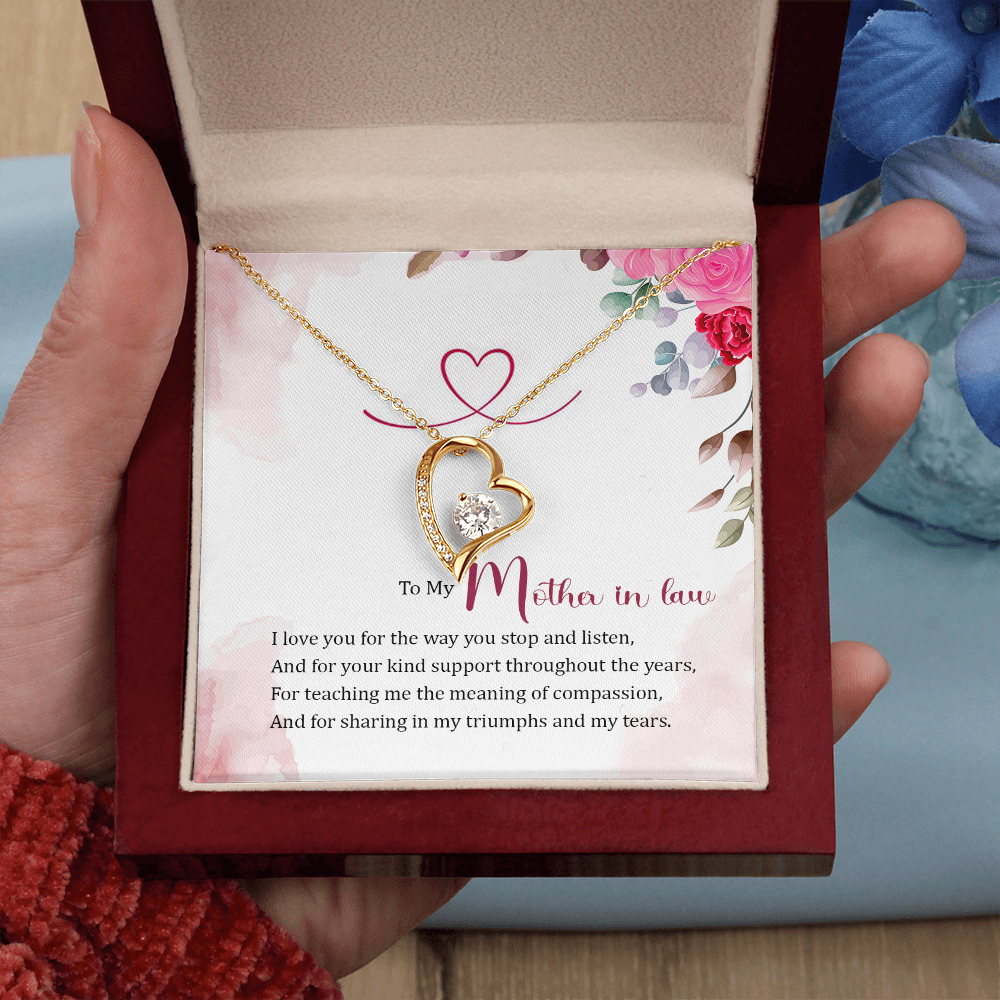 Forever Love Necklace:To My Mother In Law