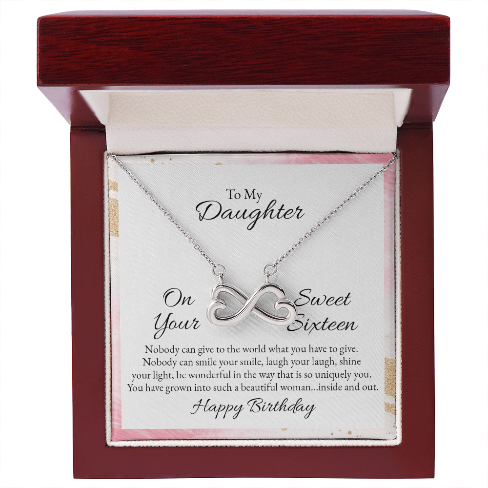 Endless Love Necklace: Sweet 16 Happy Birthday