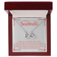 Endless Love Necklace: To My Soulmate I L'm Glad To Be Crazy About You