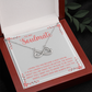 Endless Love Necklace: To My Soulmate I L'm Glad To Be Crazy About You
