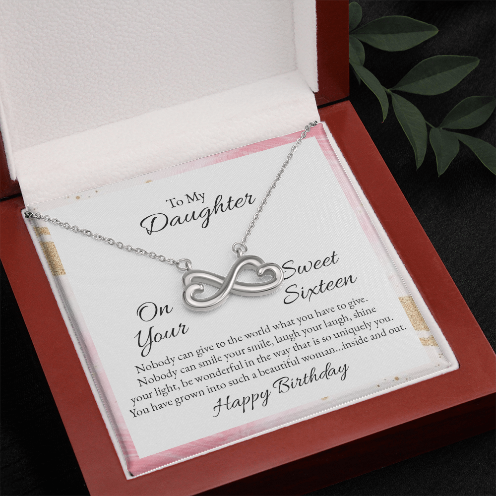 Endless Love Necklace: Sweet 16 Happy Birthday