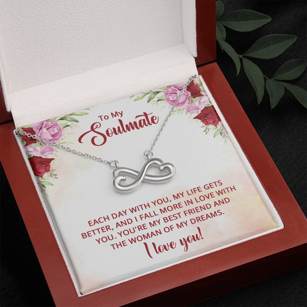 Endless Love Necklace:To My Soulmate I Love You !