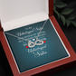 Endless Love Necklace:To My Unbiological Sister