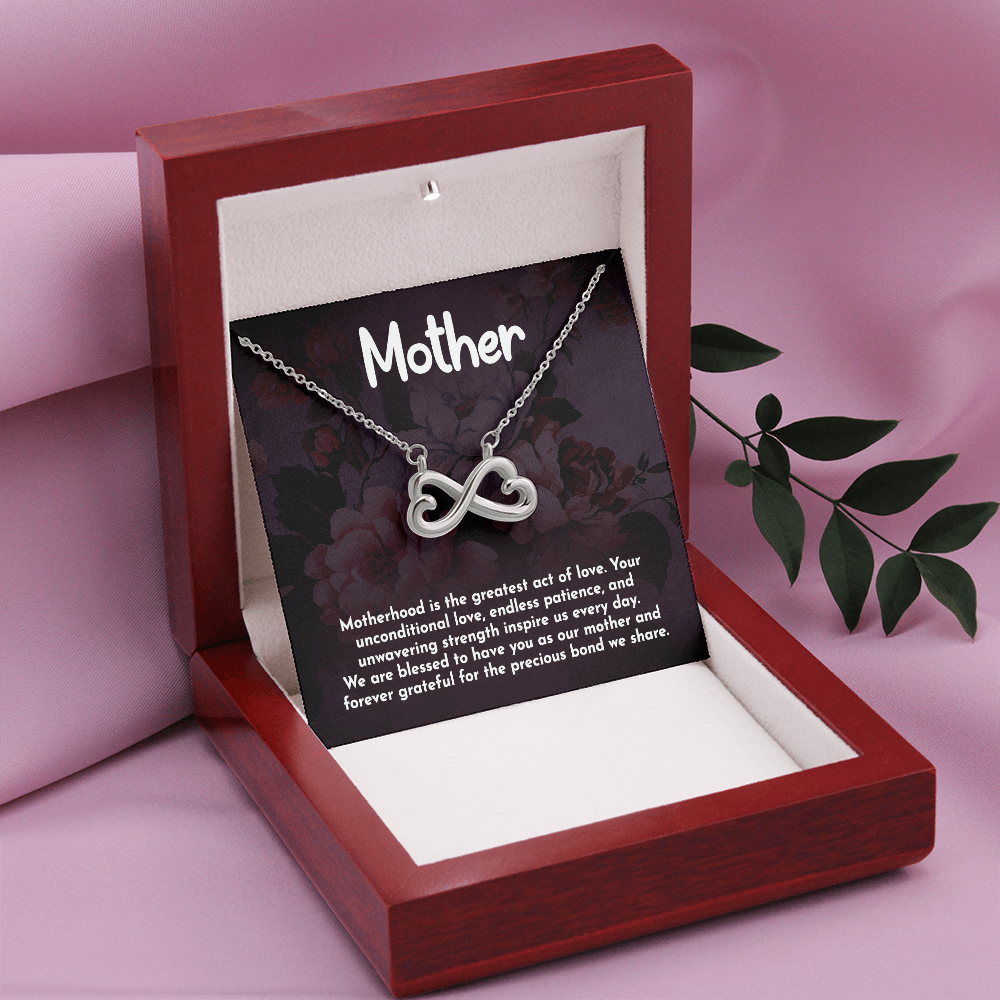 Endless Love Necklace: Mother - Motherhood Is The Greatest Act of Love