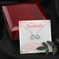 Endless Love Necklace: To My Soulmate I L'm Glad To Be Crazy About You