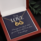 Endless Love Necklace: To My Love