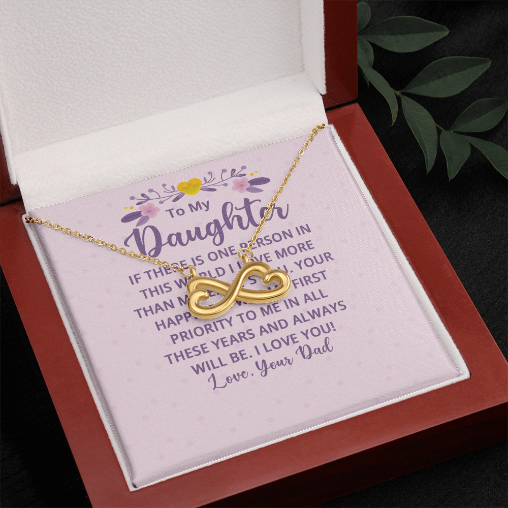 Endless Love Necklace:Daughter -Love Your Dad