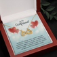 Endless Love Necklace:To My Girlfriend When You Smile