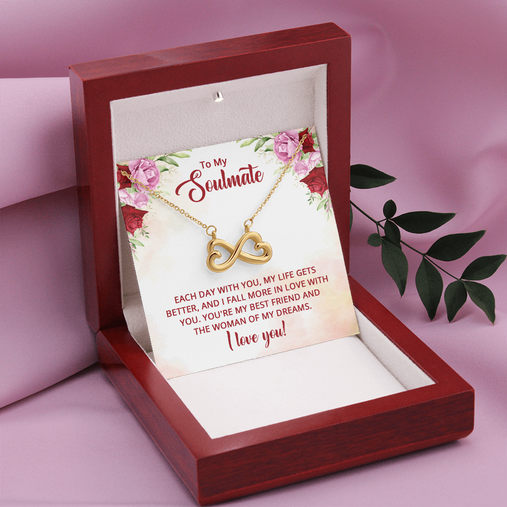 Endless Love Necklace:To My Soulmate I Love You !