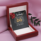 Endless Love Necklace:To Soul Mate Love Your Husband