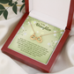 Endless Love Necklace: Daughter -In My Eyes My Little Girl